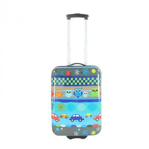 Valise cabine rigide Kids 2 roues 50 cm Bleu