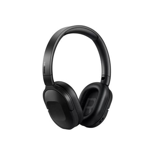 Philips TAH6506BK - Écouteurs avec micro - circum-aural - Bluetooth - sans fil - Suppresseur de bruit actif - jack 3,5mm - noir