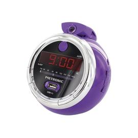 BigBen RR30P - Fairy 4 - radio-réveil - violet, avec motif