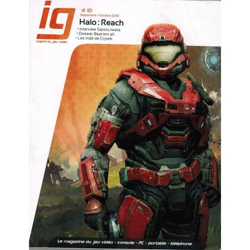 Ig Magazine N° 10, Septembre-Oct - Halo : Reach