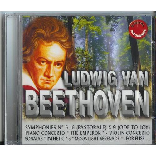Beethoven : Symphonie N° 5, 6, 8, 9, Moonlight Serenade, Lettre À Elise.