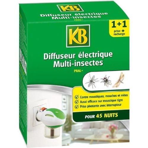 Kb Diffuseur Electrique Multi-Insectes + Recharge - 35 Ml