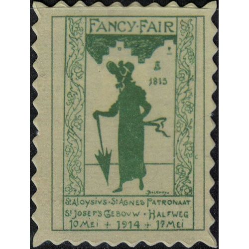 Timbre Fictif Autocollant Fancy Fair Scrapbooking