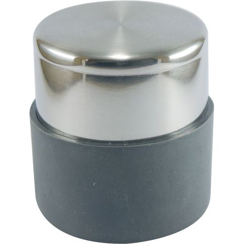 Bloque-porte amovible GPI inox brossé gris Diam.6 cm x H.7.3 cm