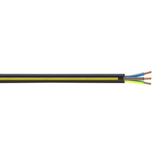 Câble électrique 3 G 2.5 mm² u1000r2v L.100 m, noir
