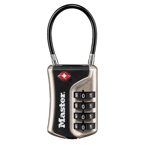 Cadenas à combinaison MASTER LOCK zinc, l.35 mm