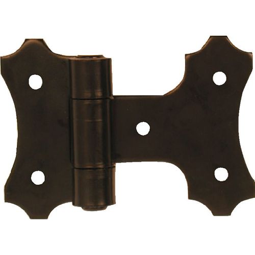 Charnière forte acier prépeint, H.130 x L.95 x P.21 mm