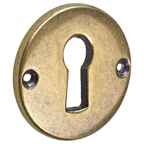 Entrée de serrure de meuble acier en applique HETTICH