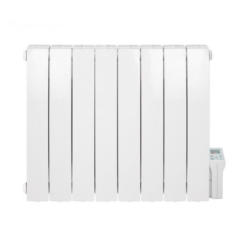 Radiateur électrique à inertie fluide DELTACALOR Telica cintré horizontal