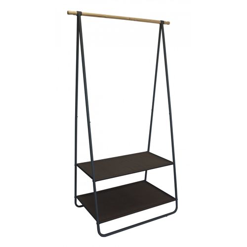 Portant Trendy BOX & BEYOND noir H.171.2 x P.63 cm