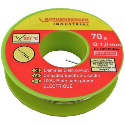 Bobine étain électronique 1 mm, 200 g. ROTHENBERGER