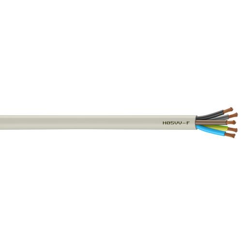Câble électrique 5 G 1.5 mm² ho5vvf L.10 m, blanc