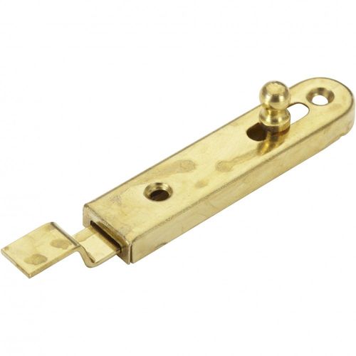 Lot de 2 verrous à poussoir acier HETTICH, L.70 x l.16 mm