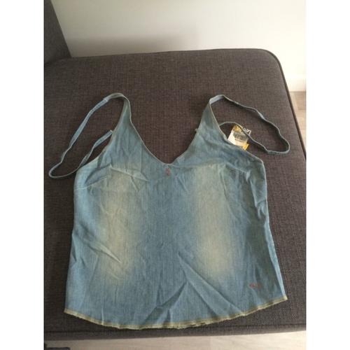 Top Dos Nu En Jean Lee Neuf Taille L