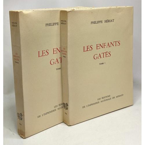 Les Enfants Gâtés - Tome I Et Ii - Exemplaire Numéroté Collection Des Prix Goncourt