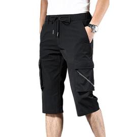 Pantalon Court Hommes Cargo Shorts Travail Shorts Pantacourt avec Multi Poches 280 GR strongAnt® Vert 