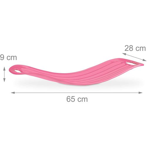 Twist Board Planche D'équilibre Maniable Pour Entraînement Complet Du Corps Planche D'entraînement Xl Résistante Jusqu'à 150 Kg Rose Helloshop26 13_0002911