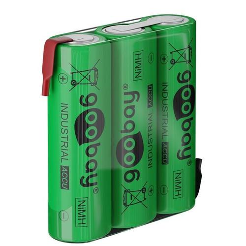 Goobay 3x AA (Mignon) - 2100 mAh Fer à souder (Z), Batterie (NiMH), 3,6 V