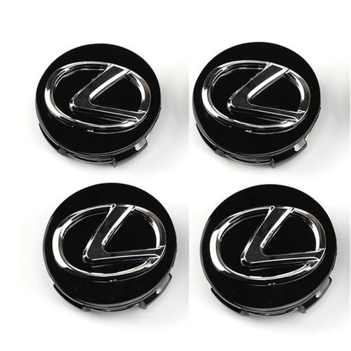 Auto Cache-Moyeux Pour Lexus Es300 Rx330 Gs300 Accessoires Couverture Centrale (Noir ) - Lot De 4 (62mm)