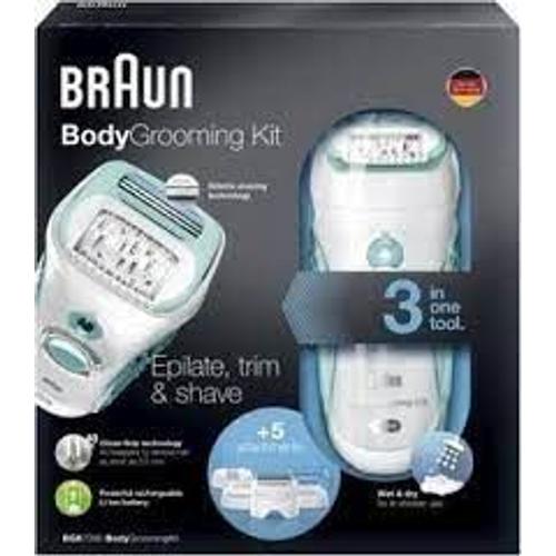 Braun Epilateur Bgk7090 Body Grooming Kit 
