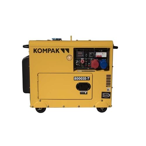 KOMPAK 8kva diesel mono et triphasé groupe électrogène K NT-8000 SE-T