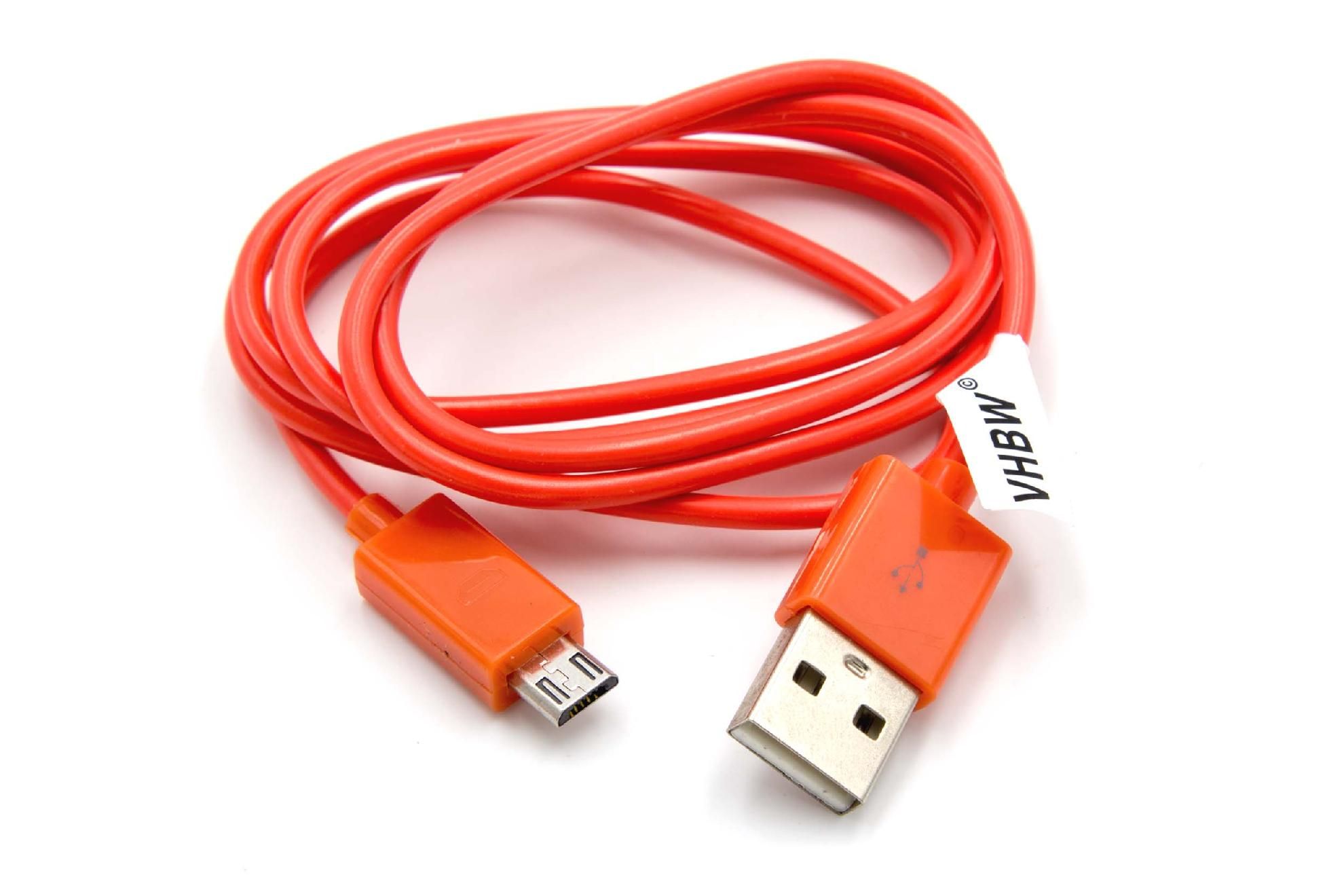 vhbw Câble USB - micro USB compatible avec Sony SRS-X2, SRS-X3, SRS-X7, SRS-BTV5, SRS-X11, SRS-X3, SRS-X55