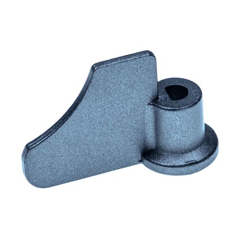 vhbw Crochet pétrisseur compatible avec Tefal OW 300101 , OW200130 (PT), OW300101 (AT) machine à pain - Pale, 6,6 x 5,1 cm, aluminium, gris