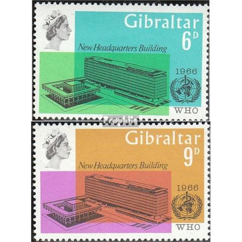 Gibraltar 182-183 (Complète Edition) Neuf Avec Gomme Originale 1966 Oms