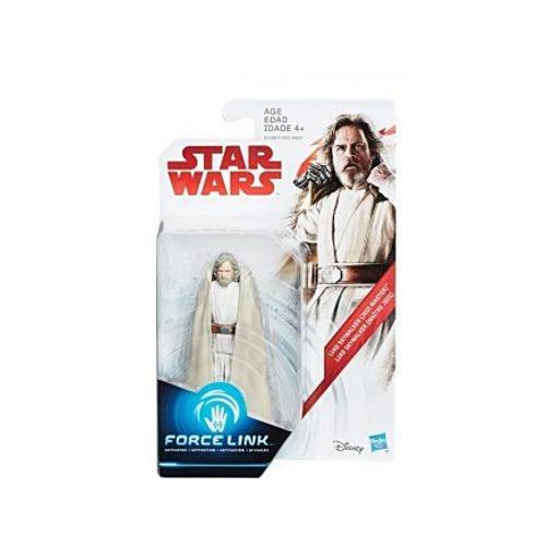 Star Wars Force Link 2.0 : Luke Skywalker (Maitre Jedi) - Figurine 9.5 Cm - Personnage Disney - Nouveaute