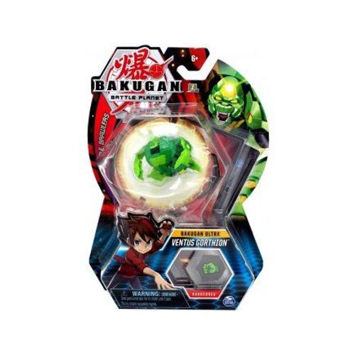 Bakugan Ultra : Battle Planet - Ventus Gorthion + Carte - Boule Verte - Figurine Deluxe