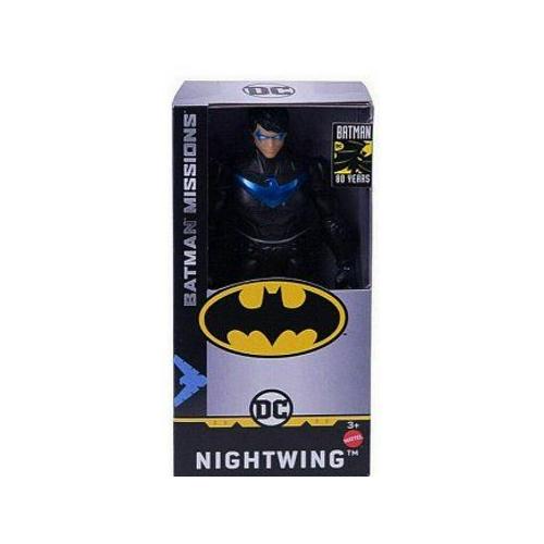 Coffret Figurine Nightwing 15cm - Serie Missions 80 Ans - Dc Batman - Super Heros - Jouet Garcon