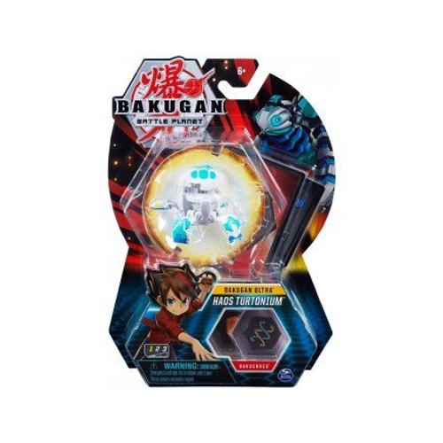 Bakugan Ultra : Battle Planet - Haos Turtonium + Carte - Boule Blanche - Figurine Deluxe