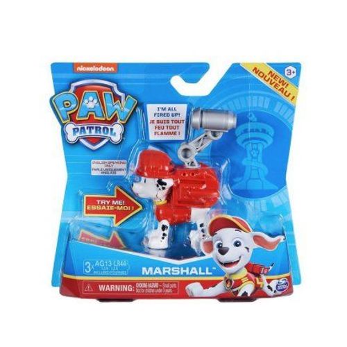 Pat Patrouille : Chien Marcus Avec Son Et Sac A Dos - Figurine Animaux Nouveaute - Paw Patrol