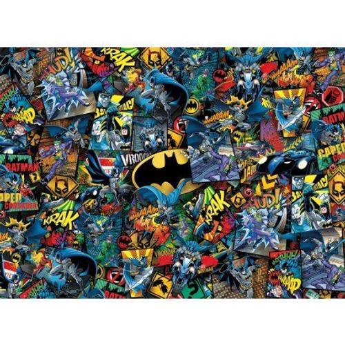 Puzzle Adulte Impossible Batman - 1000 Pieces - Avengers Batman Joker Robin Batmobile - Collection Super Heroes Avengers