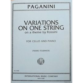 Paganini Variations Sur Une Corde Sur Un Thème De Rossini
