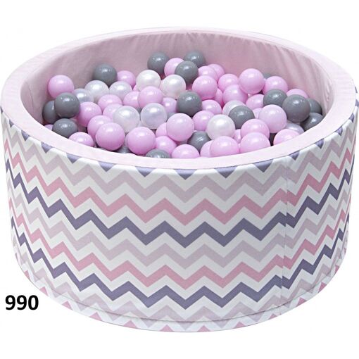 Noje Piscine En Mousse A Balles Bebe Enfant Des 6 Mois 90x40 Cm Aire De Jeu Avec 0 Balles Piscine Sensorielle Rose Rakuten