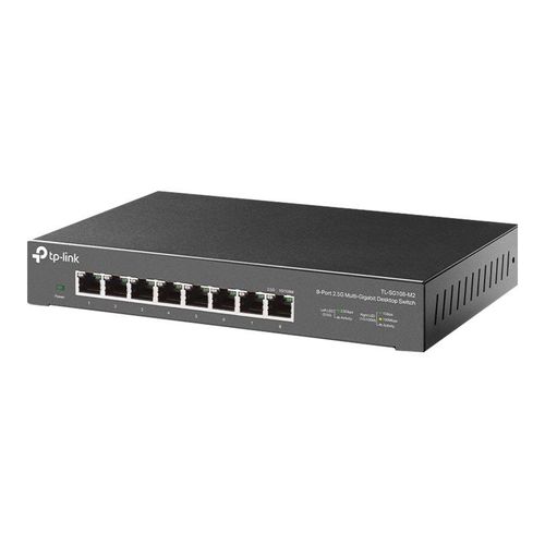 TP-Link TL-SG108-M2 - V1 - commutateur - non géré - 8 x 100/1000/2.5G - de bureau, fixation murale