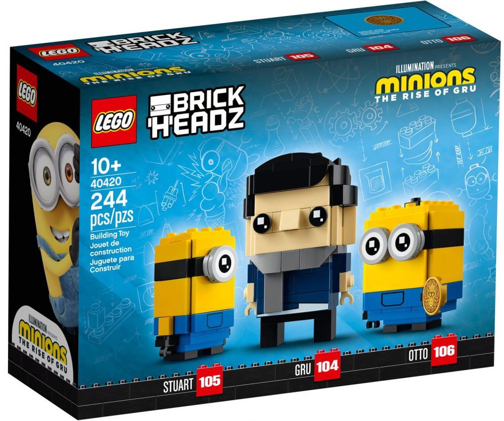 Lego Brickheadz - Gru, Stuart Et Otto (Minions) - 40420