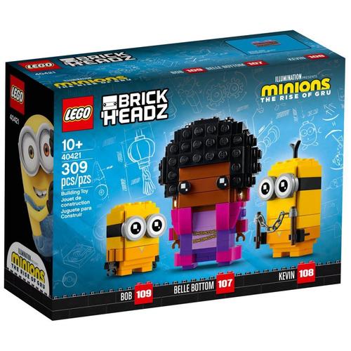 Lego Brickheadz - Belle Bottom, Bob Et Kevin (Minions) - 40421