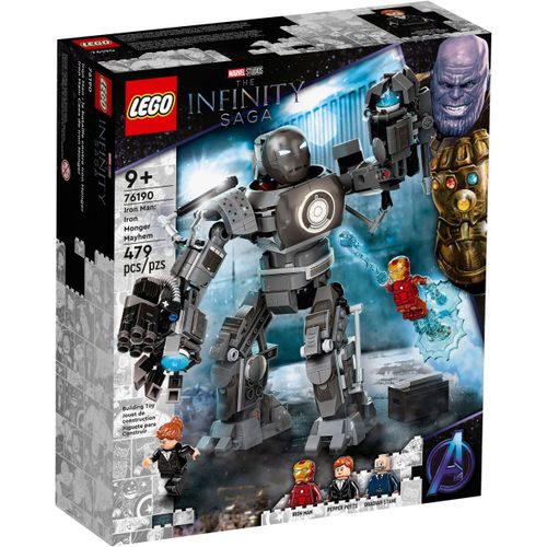 LEGO Marvel - Iron Man : la destruction d'Iron Monger - 76190
