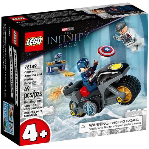 Lego Marvel - L'affrontement Entre Captain America Et Hydra - 76189