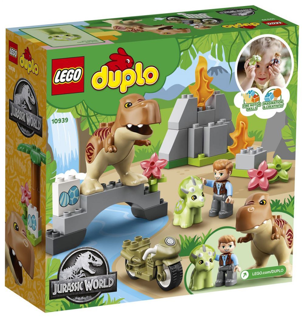 Lego Duplo - L'vasion Du T. Rex Et Du Triceratops - 10939 - 2