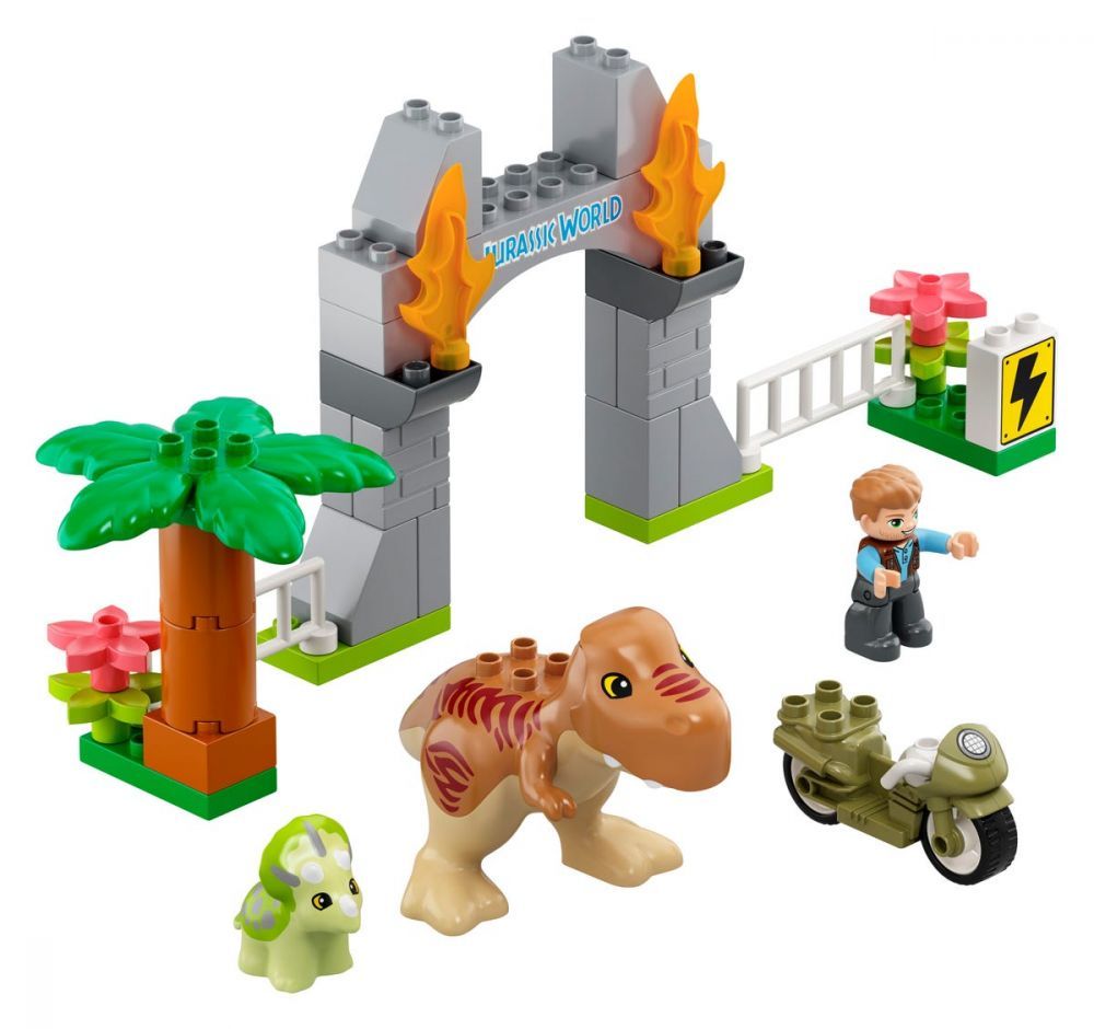 Lego Duplo - L'vasion Du T. Rex Et Du Triceratops - 10939 - 3