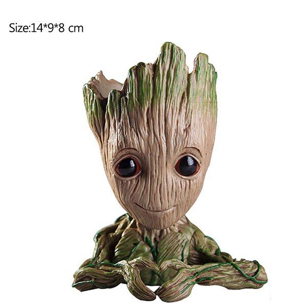 Gros Bebe Groot Planteur De Pot De Fleur Figurines Arbre Homme Modele Enfants Jouets Porte Stylo Dessin Anime Jardin Fleur Planteur Pot Rakuten