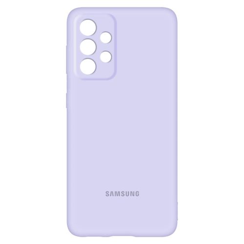 Coque Samsung Galaxy A52 Et A52s Soft Touch Silicone Cover Original Violet