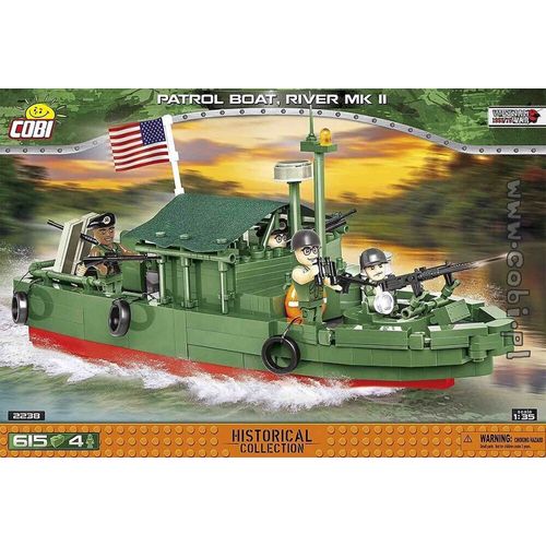 Bateau Pbr 31 Mk.Ii - Guerre Du Vietmnam - 618 Pièces - Nouveauté Prévue Pour Mai / Juin 2021 Cobi