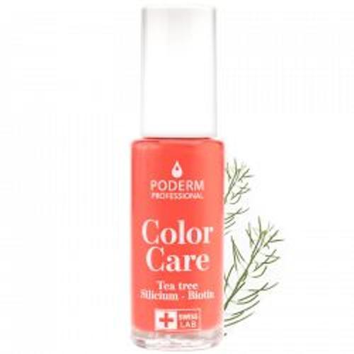 Poderm Color Care Rose Corail Vernis Tea Tree 8ml 