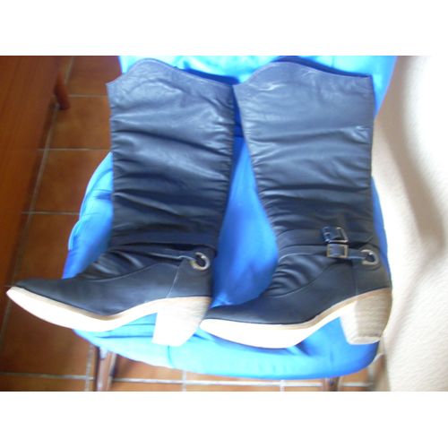 Bottes Instinc De Mode 37 Talon 7 Cm.