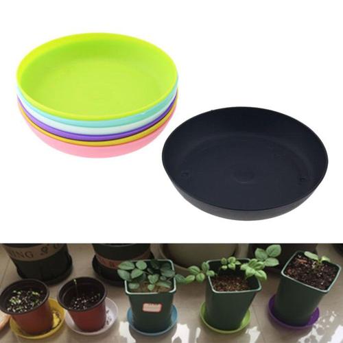 Pot de fleurs rond en plastique de 20x70mm, plateau coloré en résine  Durable, jardinière brillante, décoration de jardin de maison - Violet |  Rakuten