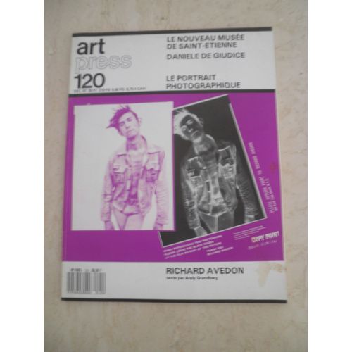 Art Press N° 120 - Le Nouveau Musée De Saint Etienne - Daniele De Giudice - Le Portrait Photographique - Richard Avedon